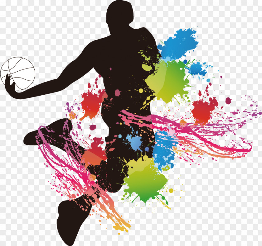 Creative Basketball Players Player Layup PNG