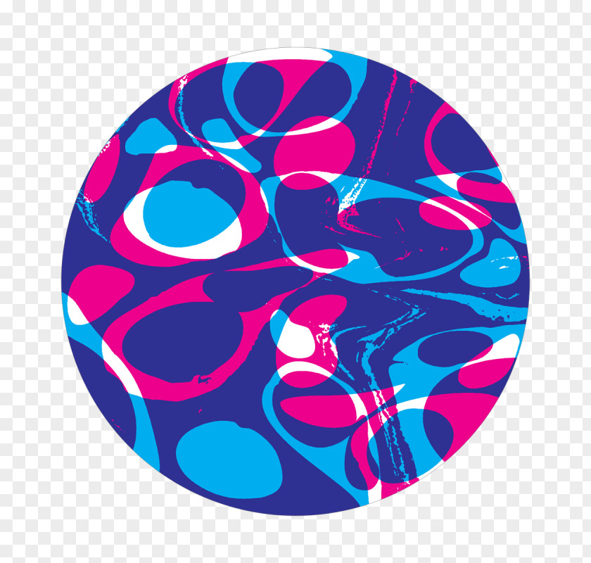 Glass Cobalt Blue Magenta Cyan PNG