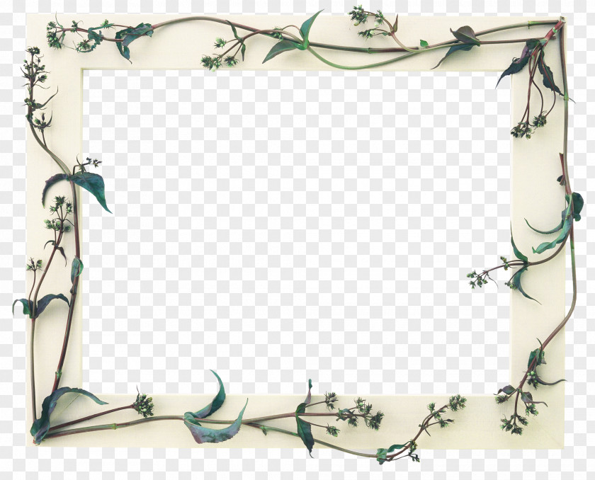 Hand-painted Frame Border Silhouette,Plant A Decorative Silhouette Icon PNG