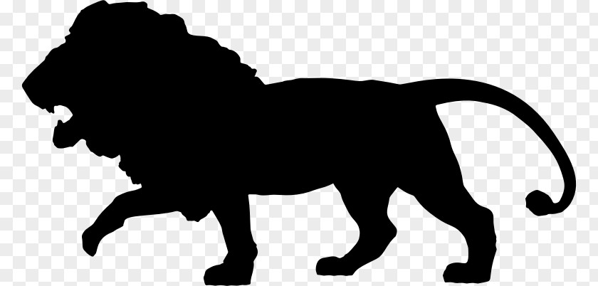 The King Of Jungle Silhouette African Wild Dog Lion Cat Clip Art PNG