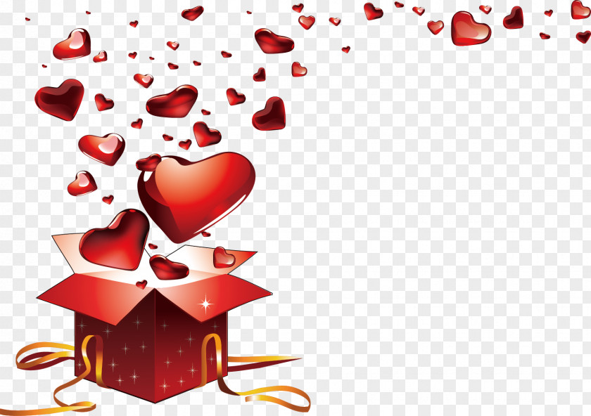 Valentine's Day Gift Element Valentines Heart Love PNG