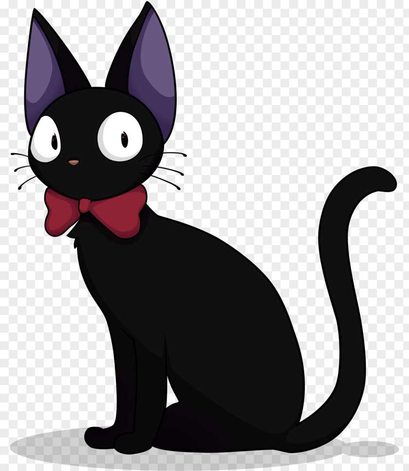 Black Cat T-shirt Jiji Hoodie Calcifer Studio Ghibli PNG