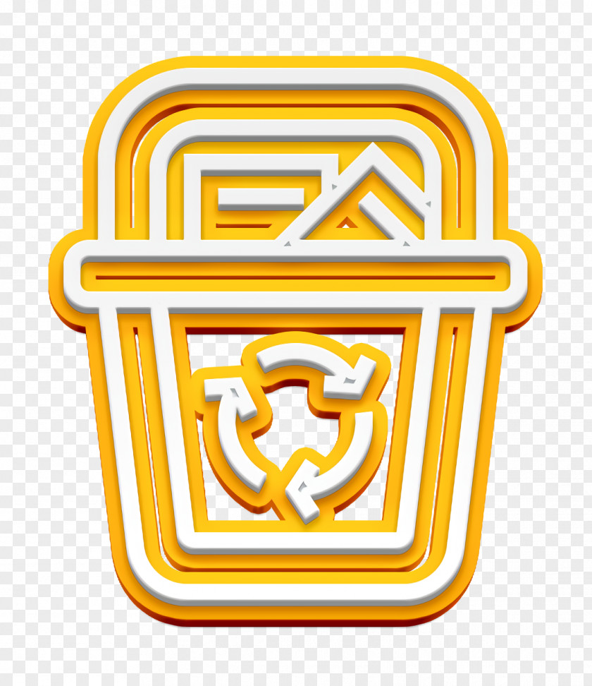 Business Essential Icon Trash Recycle Bin PNG