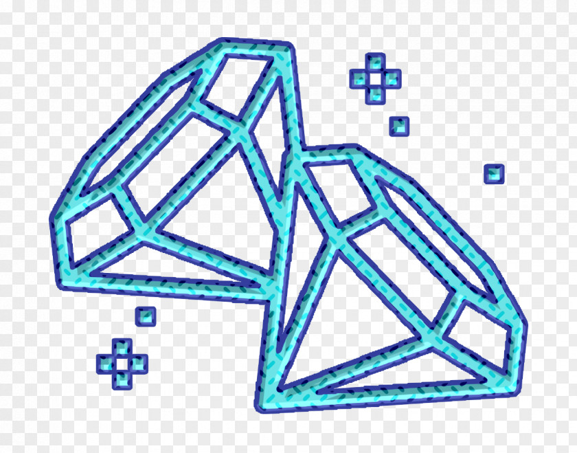Diamond Icon Game Elements PNG
