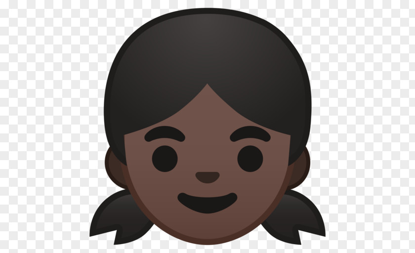 Face Human Skin Color Dark Noto Fonts PNG