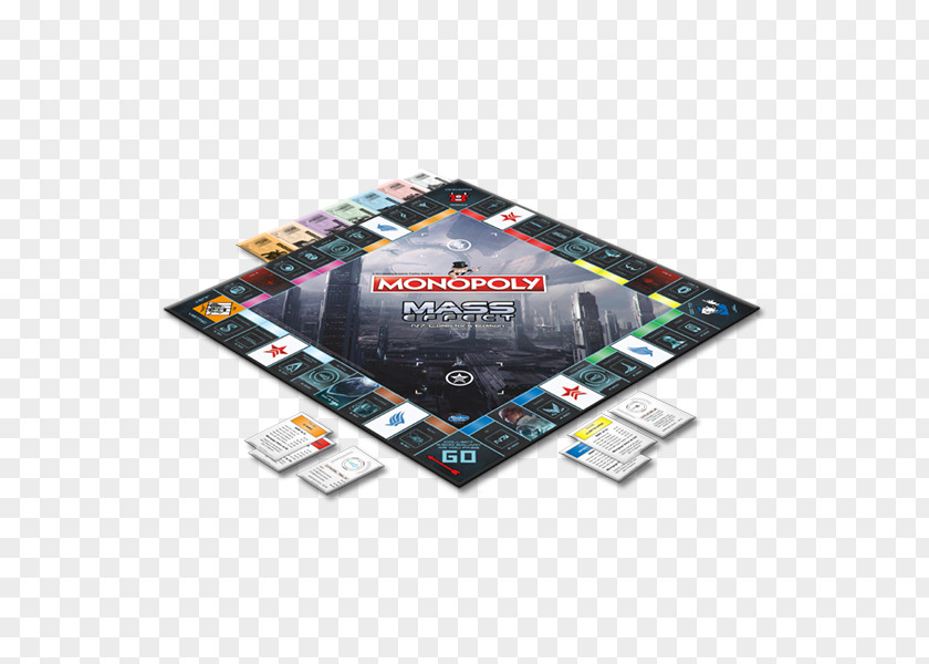 Monopoly Board USAopoly Mass Effect Game PNG