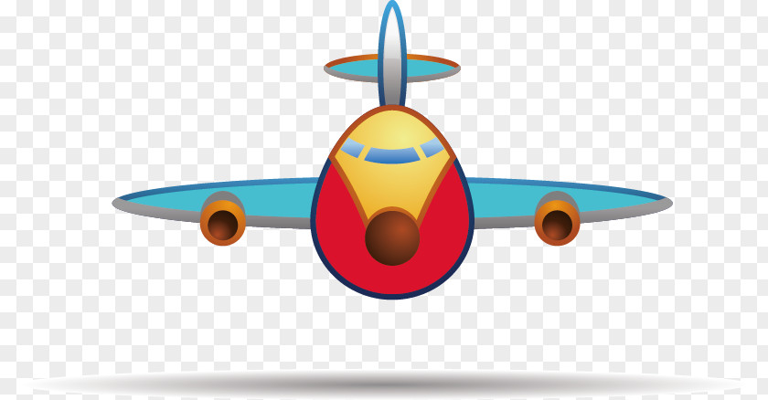 Aircraft Vector Material Cartoon Airplane Drawing Animation PNG
