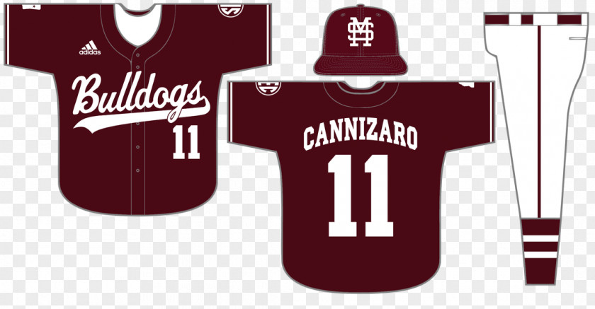 Baseball Jersey Mississippi State Bulldogs Southeastern Conference College World Series Indiana Sycamores PNG