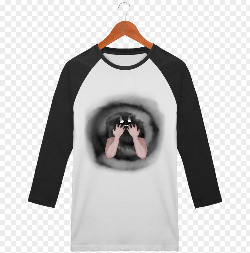 Black And White Baseball T-shirt Unisex Collar Sleeve PNG