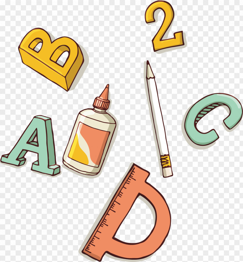 Creative Pencil Learning Alphabet Posters Letter Clip Art PNG