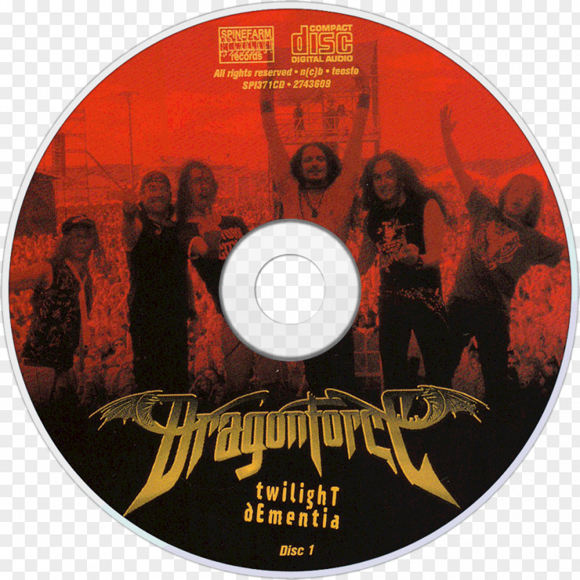 Dragonforce DragonForce Twilight Dementia Inhuman Rampage Album Cover PNG