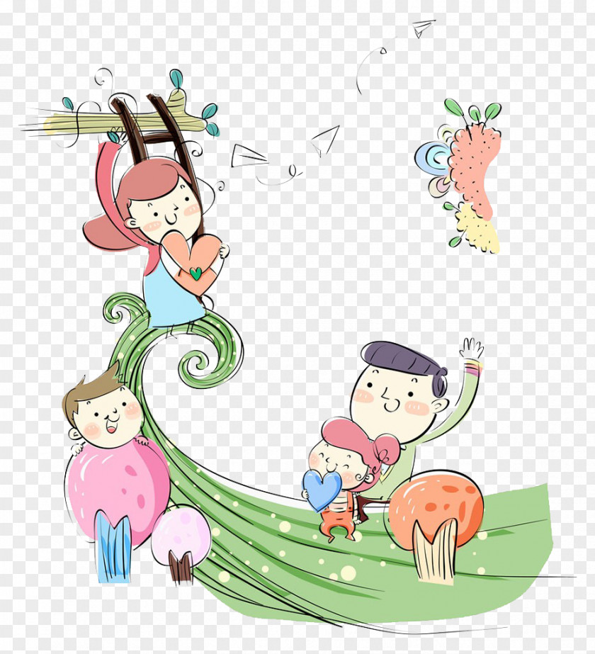 Family Playing Stock Photography Illustration PNG