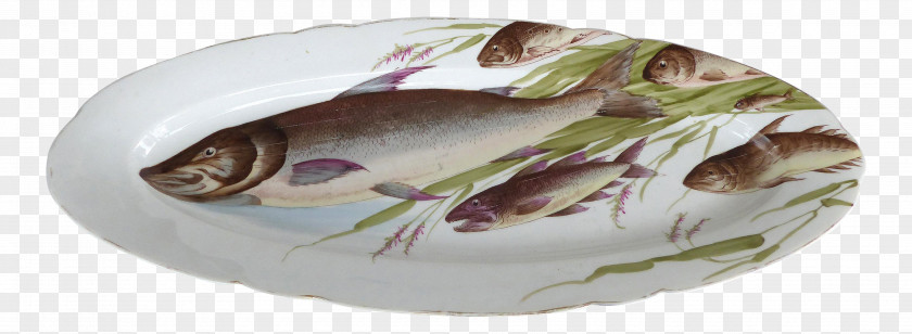 Hand-painted Fish Platter Glass Ceramic Porcelain Sculpture PNG