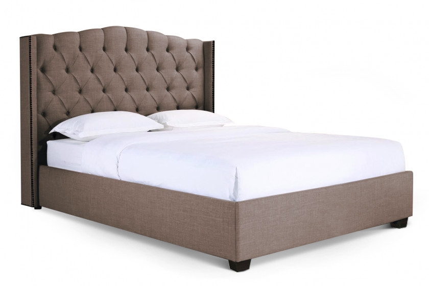 Bed Frame Upholstery Mattress Size PNG