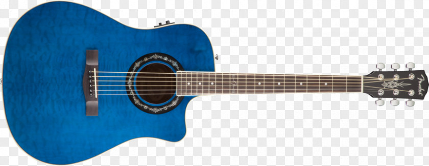 Blue Guitar Fender T-Bucket 300 CE Acoustic-Electric Cutaway Acoustic Bass PNG