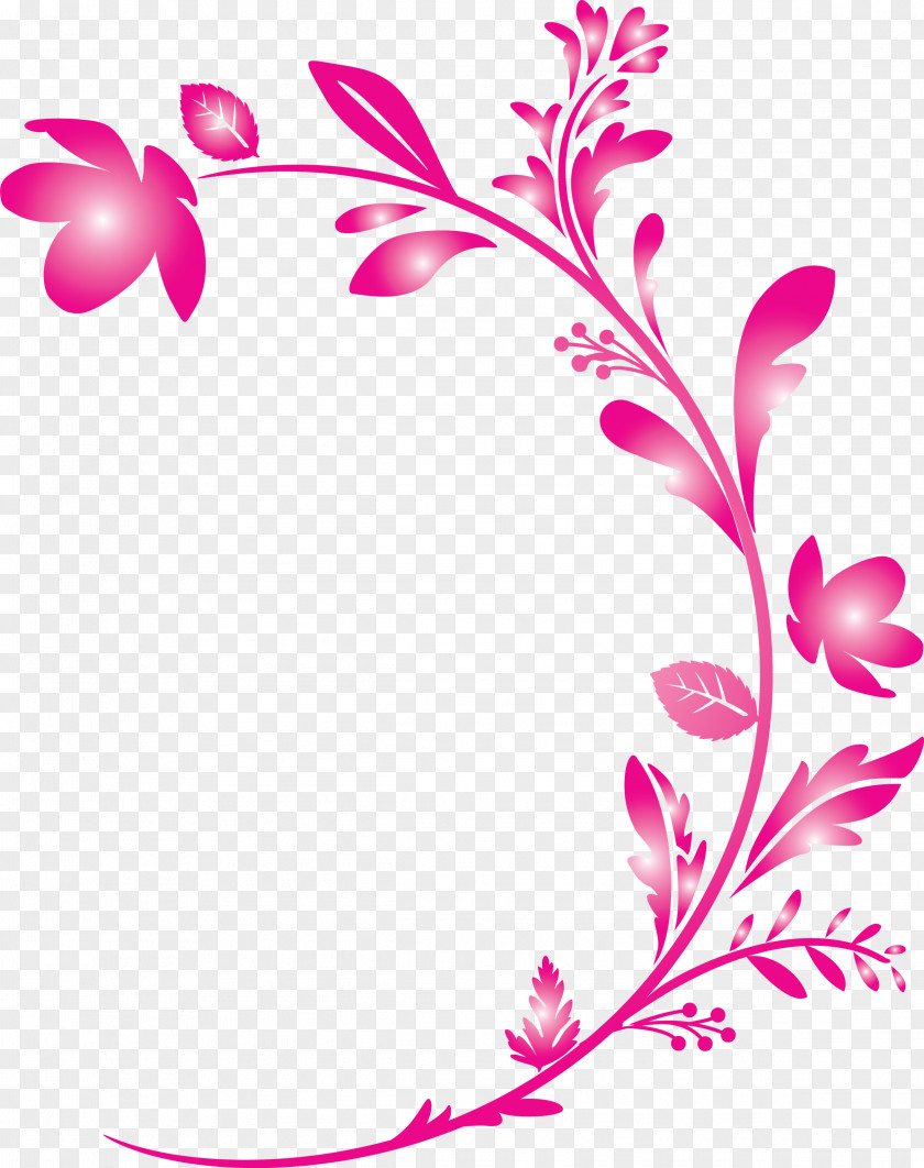 Flower Frame Decoration Floral PNG
