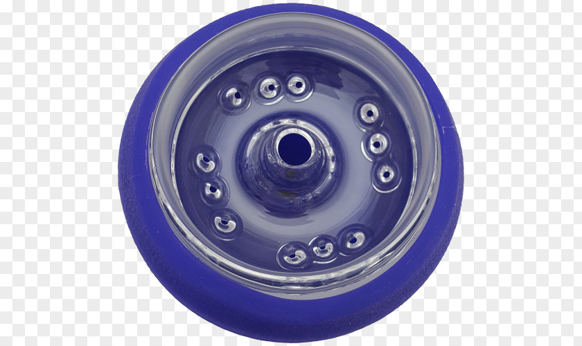 Glass Bowl Alloy Wheel Rim Cobalt Blue PNG