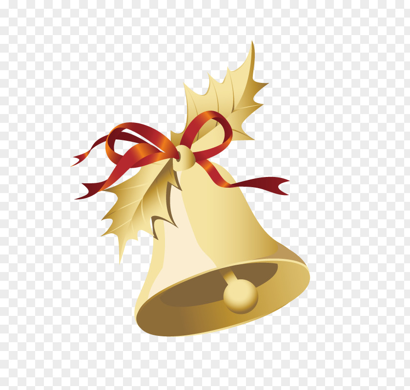 Gold Bell Decoration Gift Photography PNG
