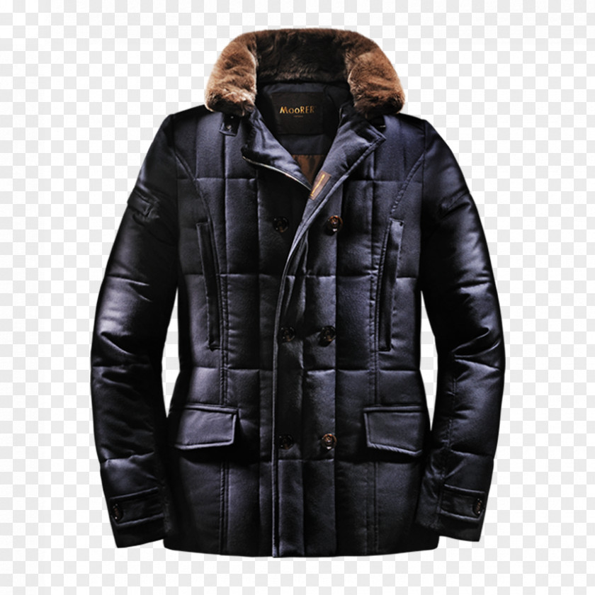 Jacket Leather Fur Daunenjacke Clothing PNG