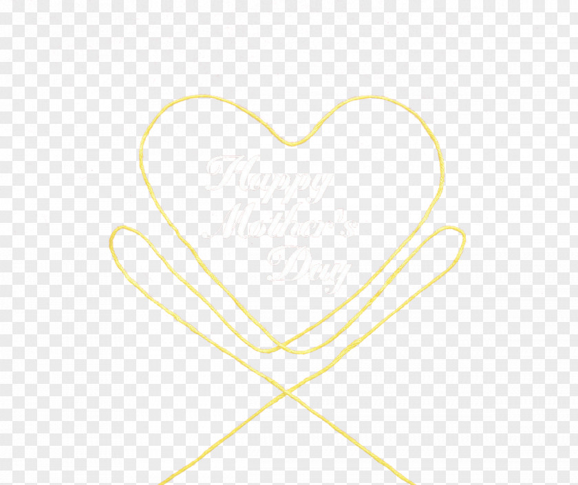 Mother's Day Blessing Heart White Pattern PNG