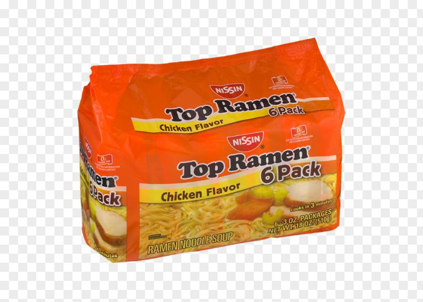 Nissin Top Ramen Noodle Soup Chicken Flavor Foods Ounce PNG