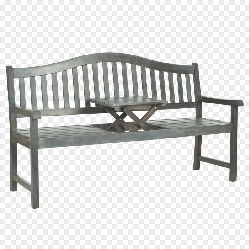 Outdoor Bench Table Garden Furniture PNG