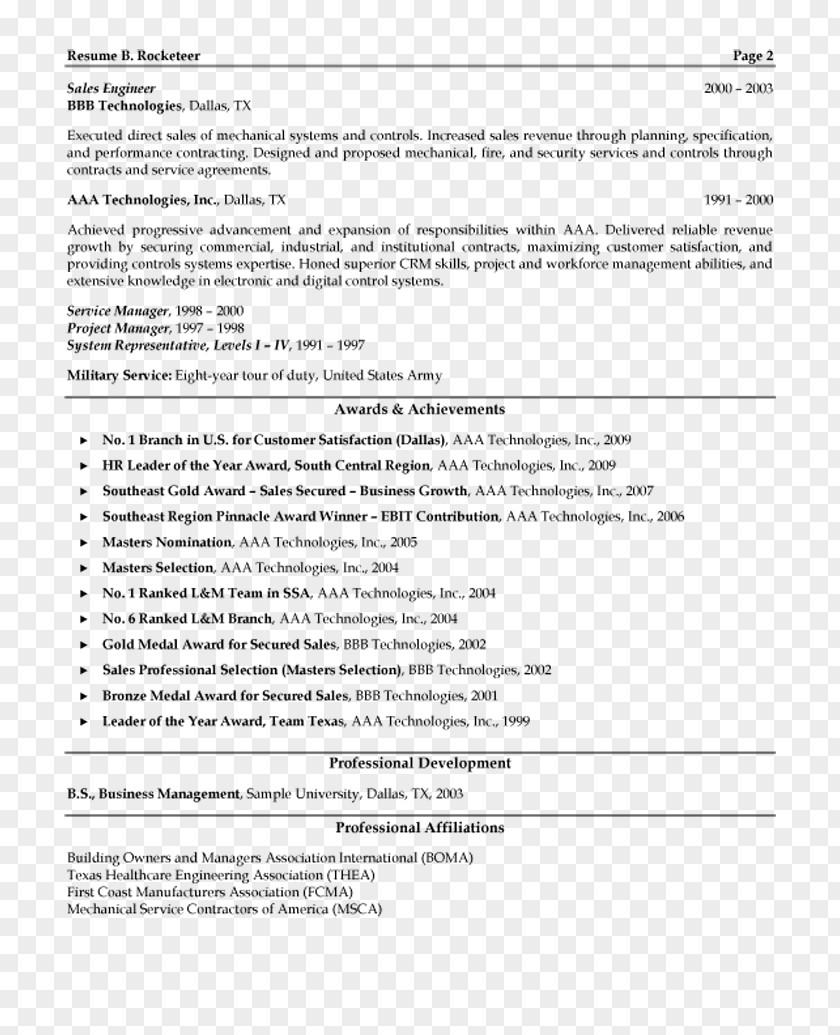 Sales Engineer Résumé Curriculum Vitae Template Letter Application For Employment PNG
