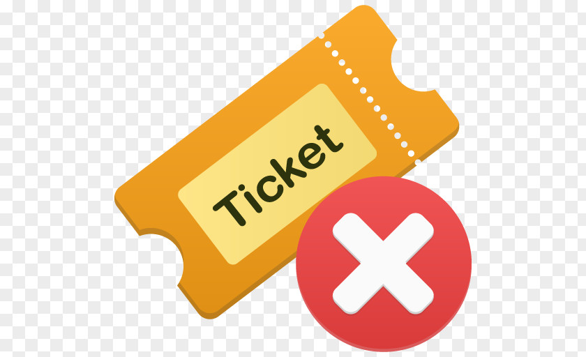 Ticket Remove Area Text Brand Yellow PNG