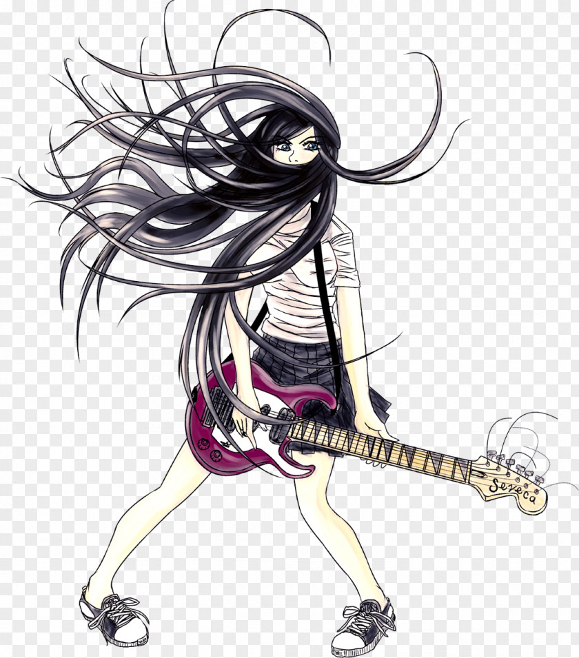 Avril Lavigne Cartoon Costume Design PNG