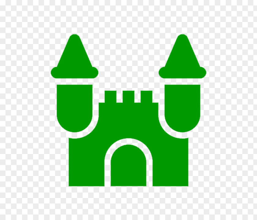 Castle Logo Inflatable Bouncers PNG