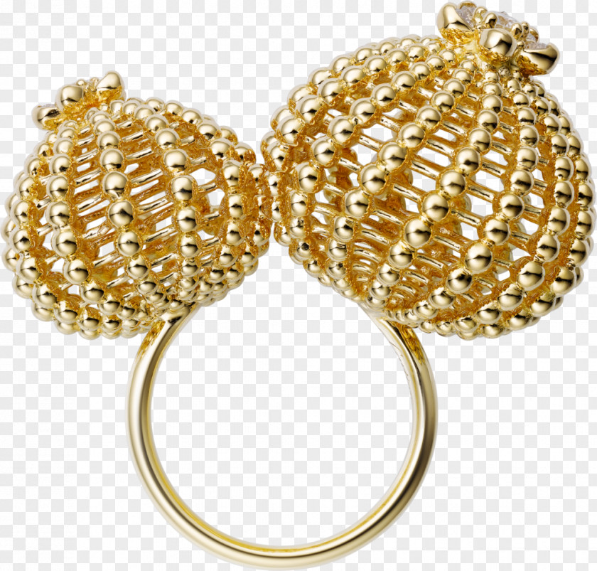 Gold Jewelery Earring Cartier Diamond Carat PNG