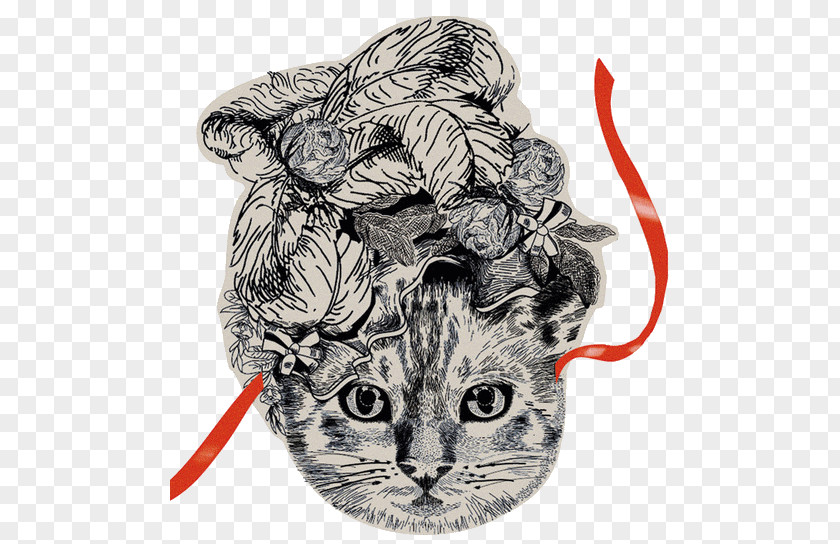 Le Masque Tabby Cat Domestic Short-haired Whiskers Mask Paper PNG