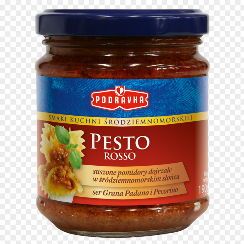 Tomato Sauce Pesto Pasta Mediterranean Cuisine Podravka PNG
