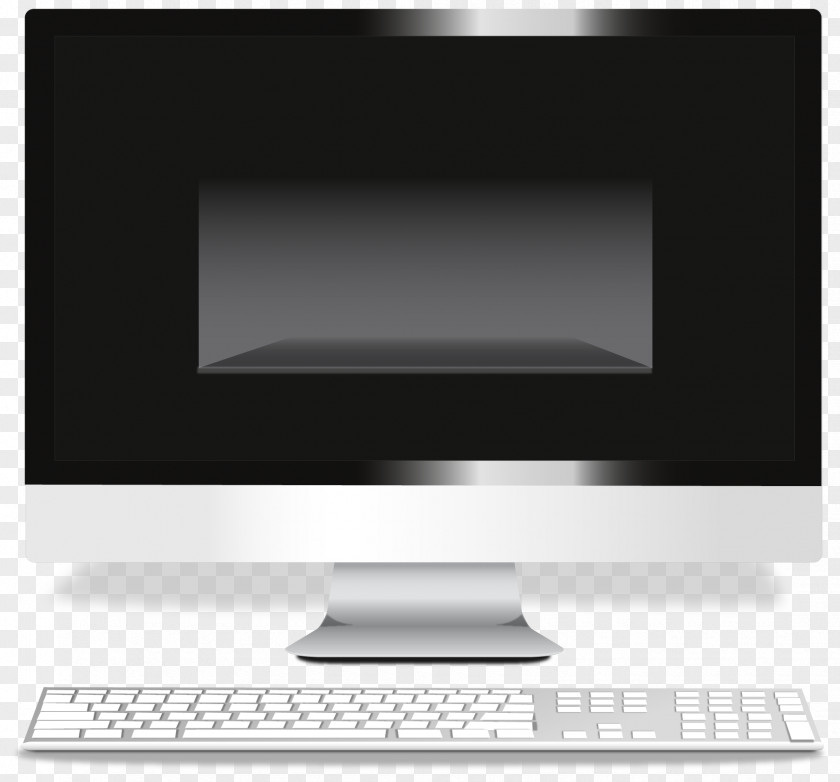 Vector Hand-painted Computer Laptop Monitors Output Device PNG