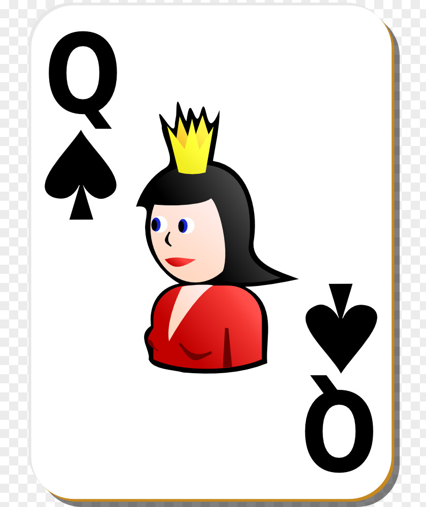 Deck Of Cards Clipart Queen Spades Playing Card Clip Art PNG
