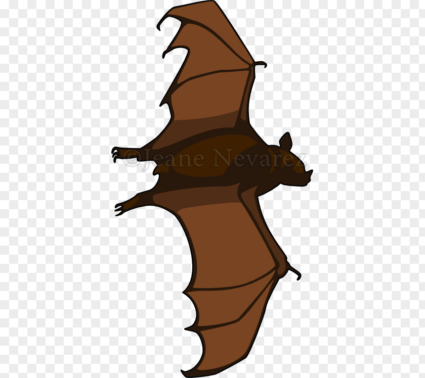 Flying Fox Bat Clip Art Vector Graphics Illustration Drawing PNG