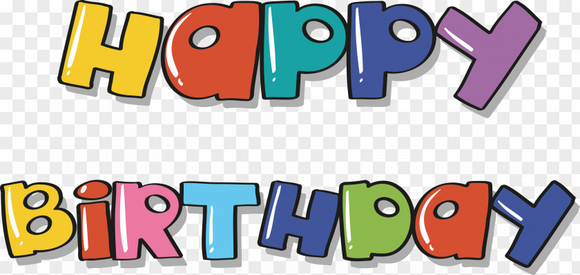 Happy Birthday In Color To You Euclidean Vector PNG
