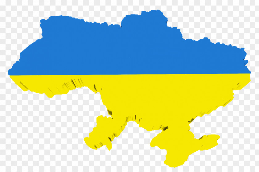 Map Flag Of Ukraine Stock Photography Vector Graphics PNG