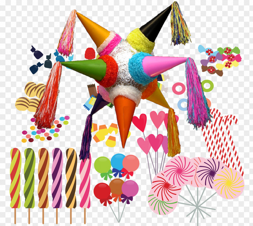 Party Las Posadas Hat Piñata Birthday PNG