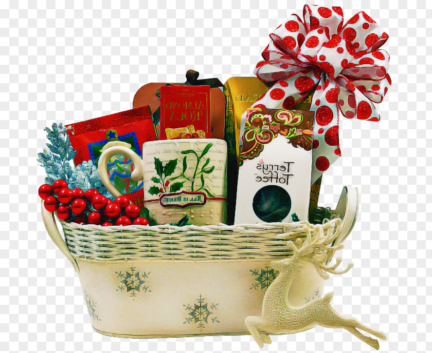 Plant Cut Flowers Gift Basket Present Hamper Flowerpot PNG