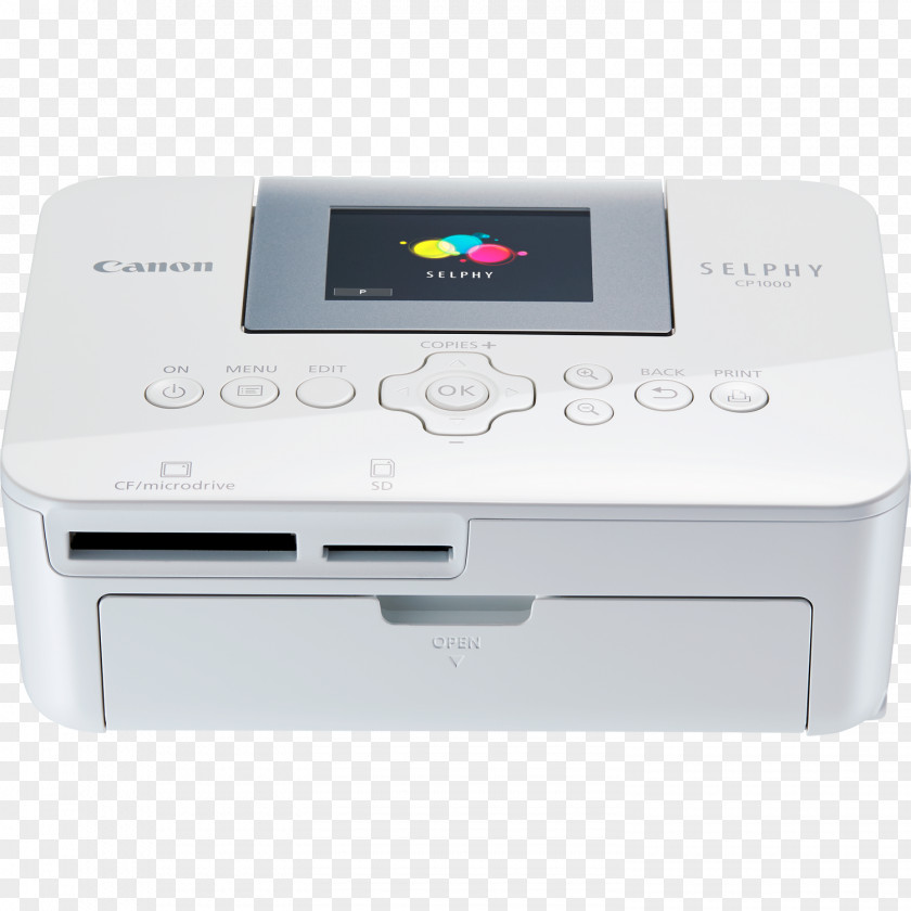 Printer Canon Selphy CP1000 Dye-sublimation Driver PNG