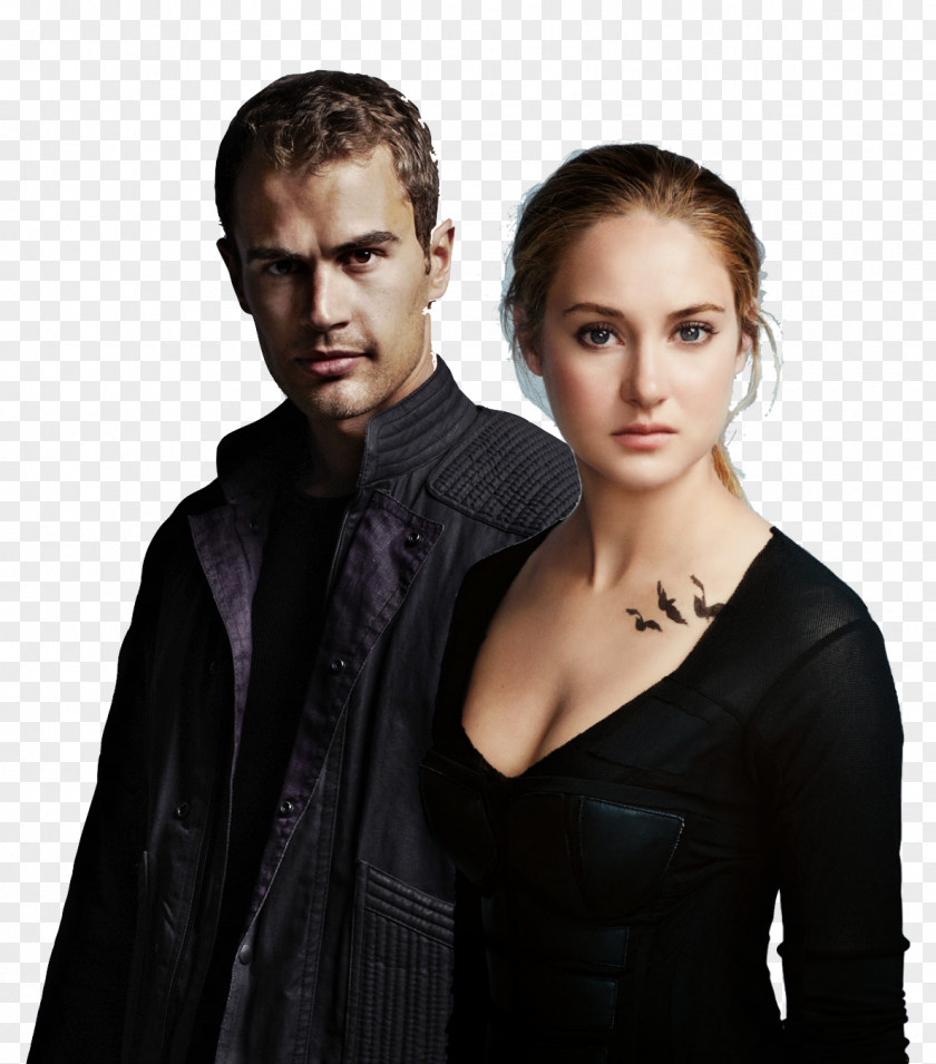 Shailene Woodley Theo James Beatrice Prior Divergent Tobias Eaton PNG