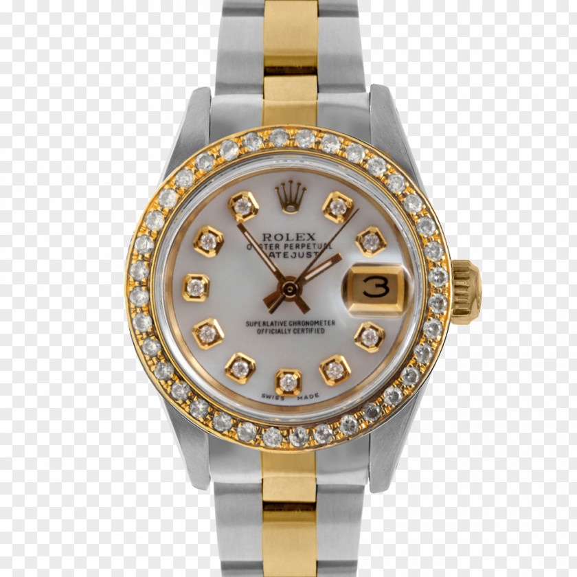 Diamond Bezel Rolex Datejust Submariner GMT Master II Watch PNG