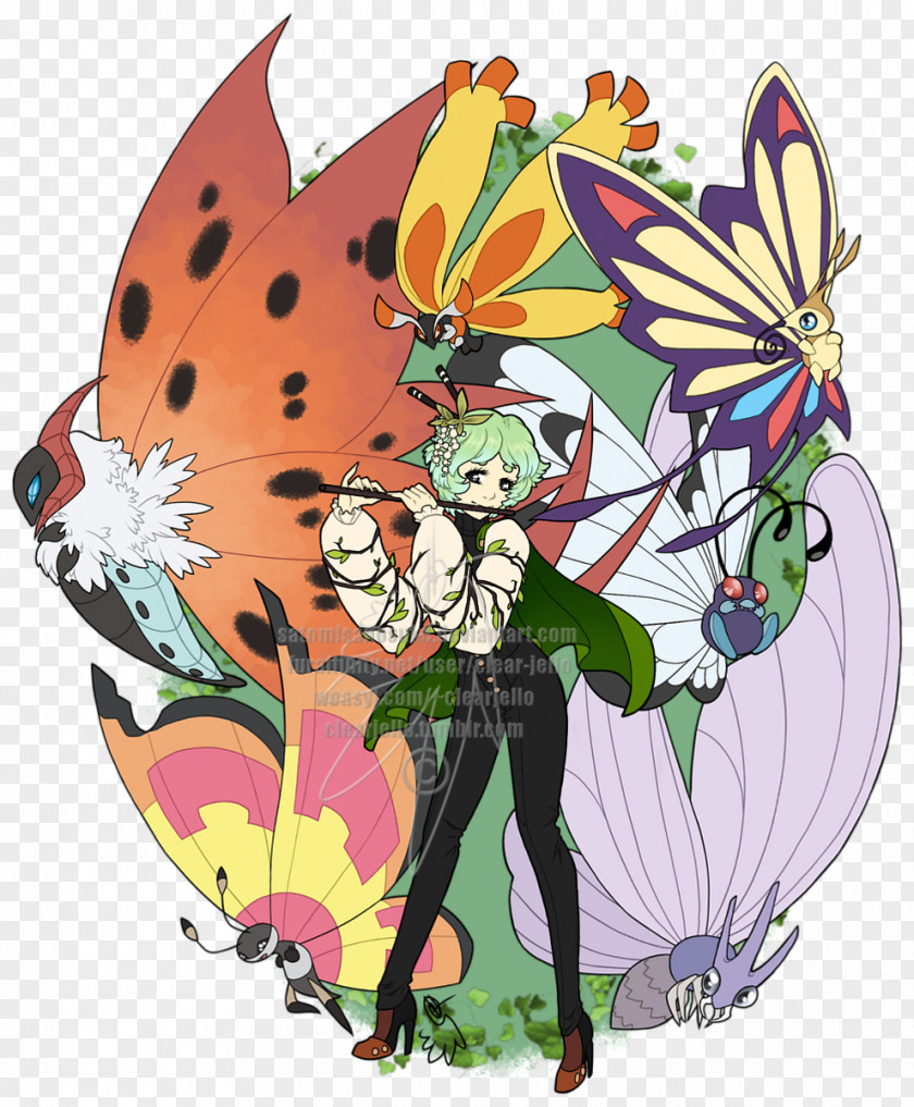 Fairy Insect Cartoon Flowering Plant PNG