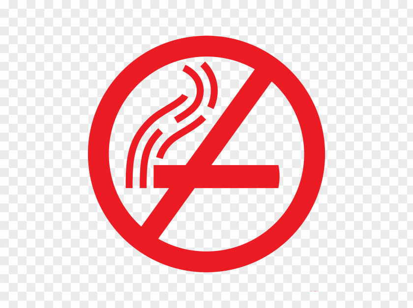 No Smoking Tips Ban Sign PNG