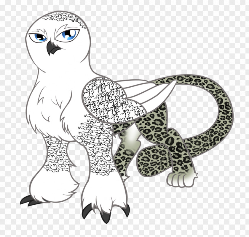 Owl Snowy Griffin Eagle Drawing PNG