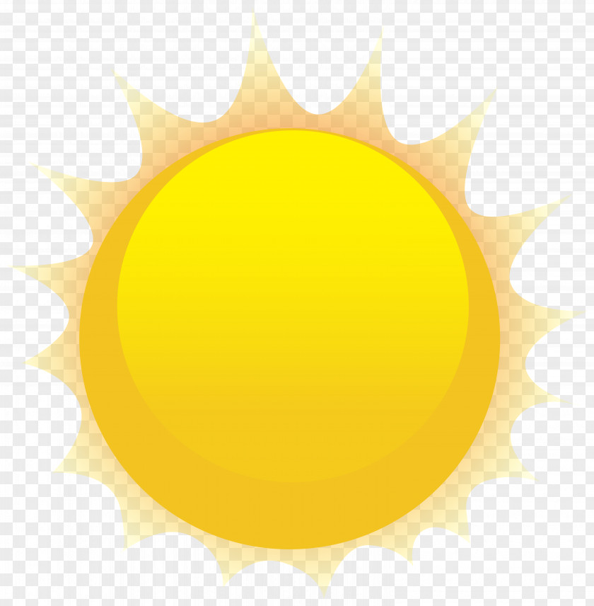 Sun Transparent Clipart Image Yellow Orange Design Circle PNG