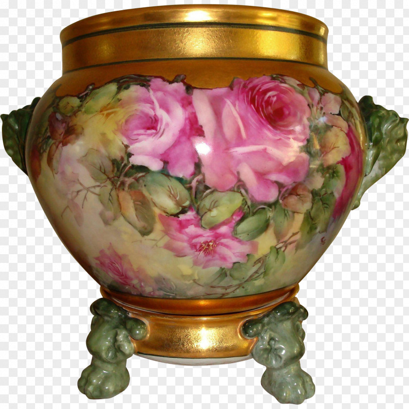 Vase Limoges Porcelain Tableware Jardiniere PNG
