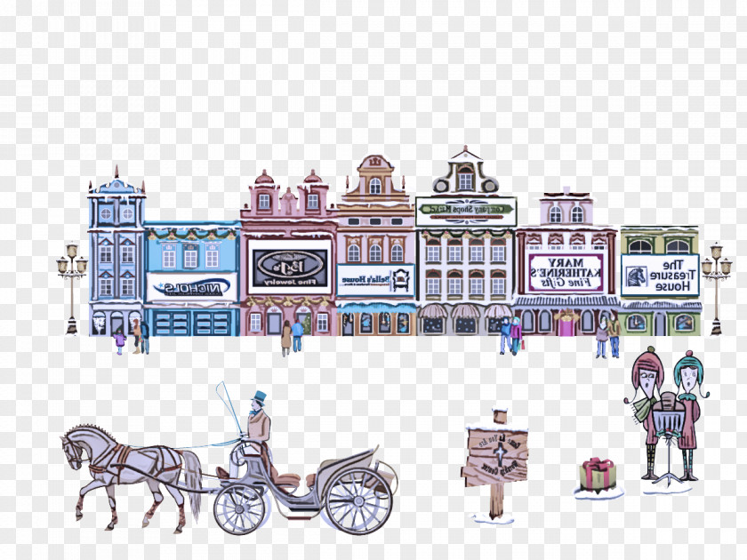 Carriage Vehicle Urban Design Architecture Cart PNG
