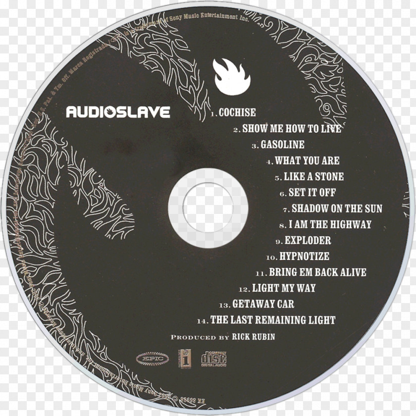 Cowboy Casanova Compact Disc Audioslave Out Of Exile Album Revelations PNG